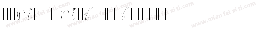 Paris Script Font字体转换